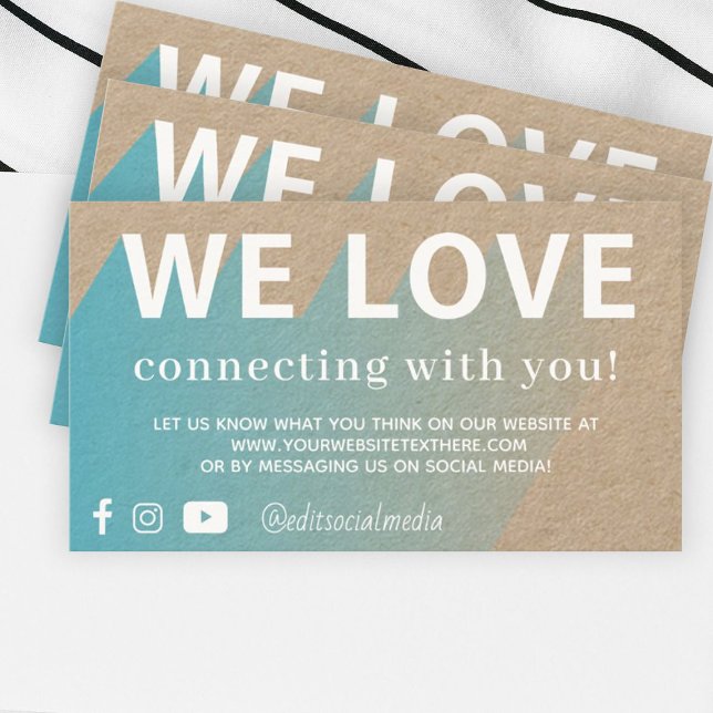 Tarjeta de presentación de degradado de moda (Subido por el creador)