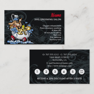 Tarjeta de presentación de descuento de lealtad pa