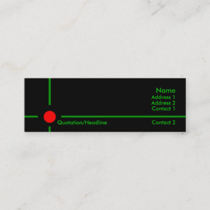 Tarjeta de presentación de destino