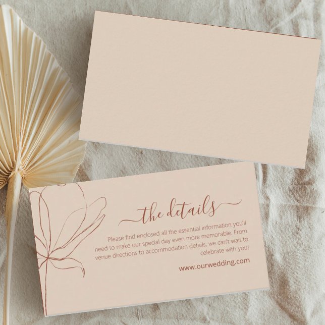 Tarjeta de presentación de detalles del Boda Terra (Subido por el creador)