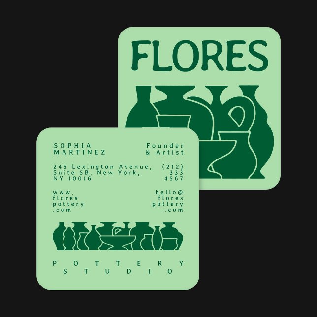 Tarjeta de presentación de diseño de silueta de va (Subido por el creador)