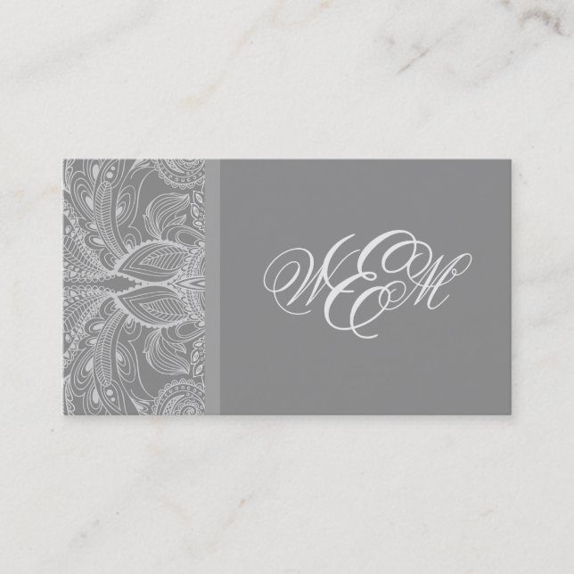 Tarjeta de presentación de diseño floral de resume (Anverso)