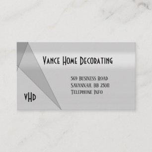 Tarjeta de presentación de diseño geométrico moder