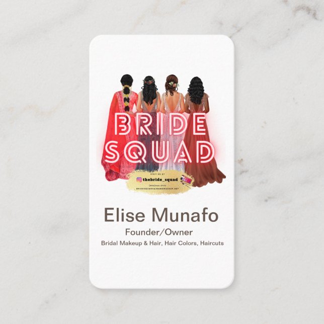 Tarjeta de presentación de diseño personalizado (Anverso)