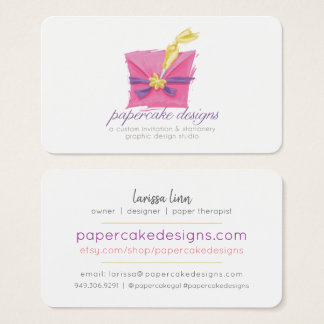 Tarjeta de presentación de diseño personalizado