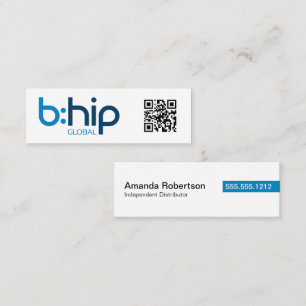 Tarjeta de presentación de distribuidor de b:HIP