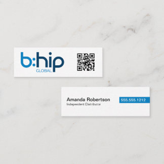 Tarjeta de presentación de distribuidor de b:HIP