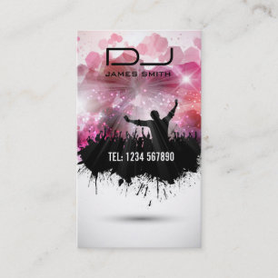 Tarjeta de presentación de DJ