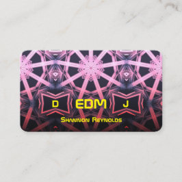 Tarjeta de presentación de DJ EDM