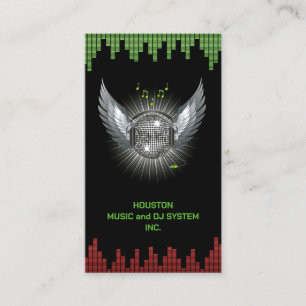 Tarjeta de presentación de DJ Night Club