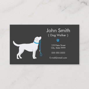 Tarjeta de presentación de Dog Walker