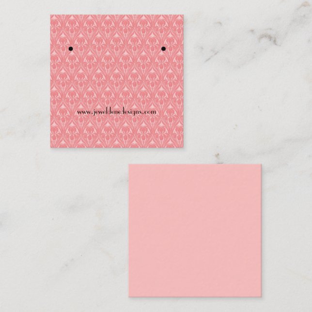 Tarjeta de presentación de emarrones de iris de co (Anverso / Reverso)