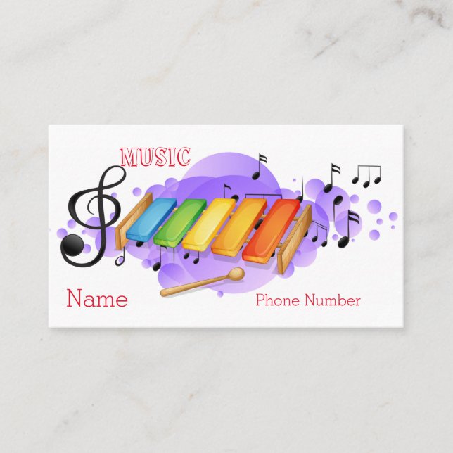 Tarjeta de presentación de espectáculos de música (Anverso)
