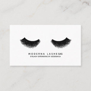Tarjeta de presentación de extensión de Eyelash de