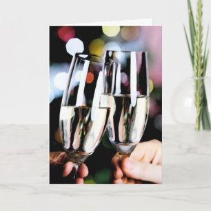 Tarjeta de presentación de felicitaciones