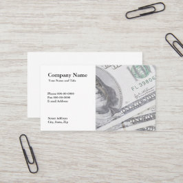 Tarjeta de presentación de Financial Planner