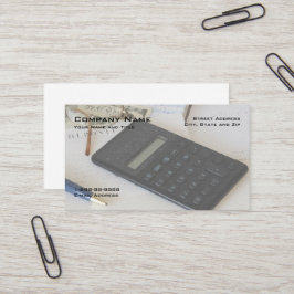 Tarjeta de presentación de Financial Planner