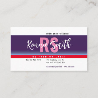 Tarjeta de presentación de firmas