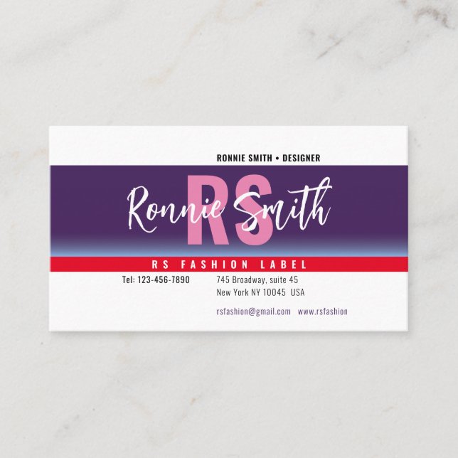 Tarjeta de presentación de firmas (Anverso)