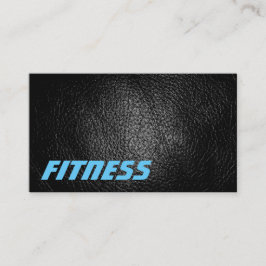Tarjeta de presentación de fitness con efecto de c