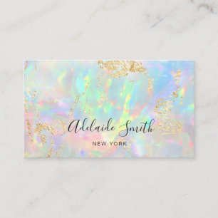 tarjeta de presentación de fondo opal stone