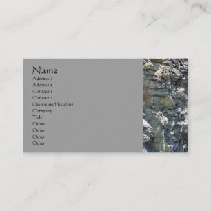 Tarjeta de presentación de fotografías de la natur