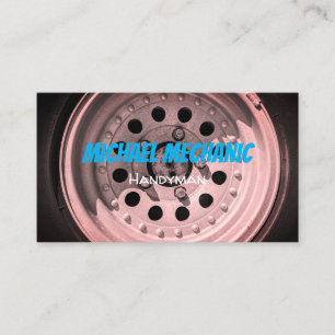 Tarjeta de presentación de fotografías de neumátic