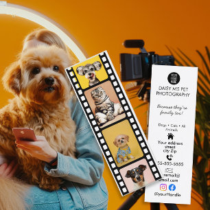 Tarjeta de Presentación de Fotógrafo de Mascotas T