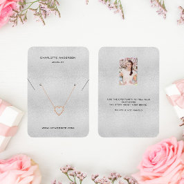 Tarjeta de presentación de fotos de la marca de pe