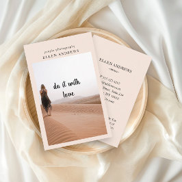 Tarjeta de presentación de fotos minimal moderna