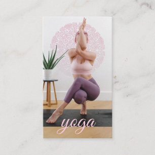 Tarjeta de presentación de fotos para instructores
