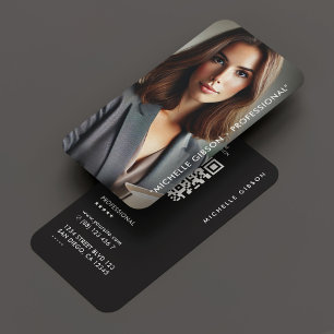 Tarjeta de presentación de fotos profesional de ma