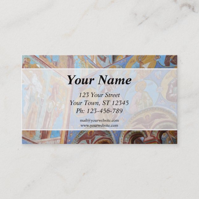 Tarjeta de presentación de frescos rusos (Anverso)