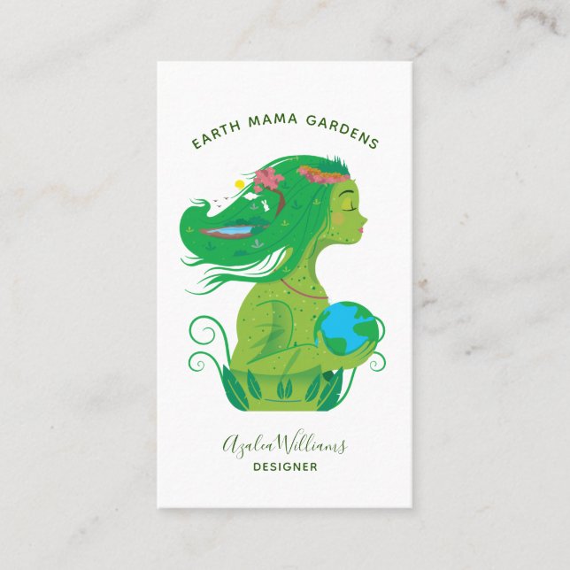 Tarjeta de presentación de Garden Designer (Anverso)