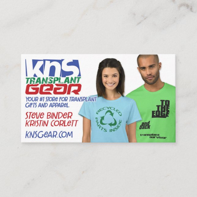 Tarjeta de presentación de Gear de trasplante de K (Anverso)