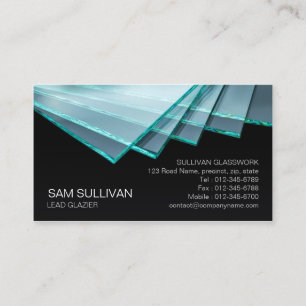 Tarjeta de presentación de Glass Glazier Work