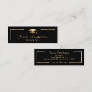 Tarjeta de presentación de graduación Graduados Ne