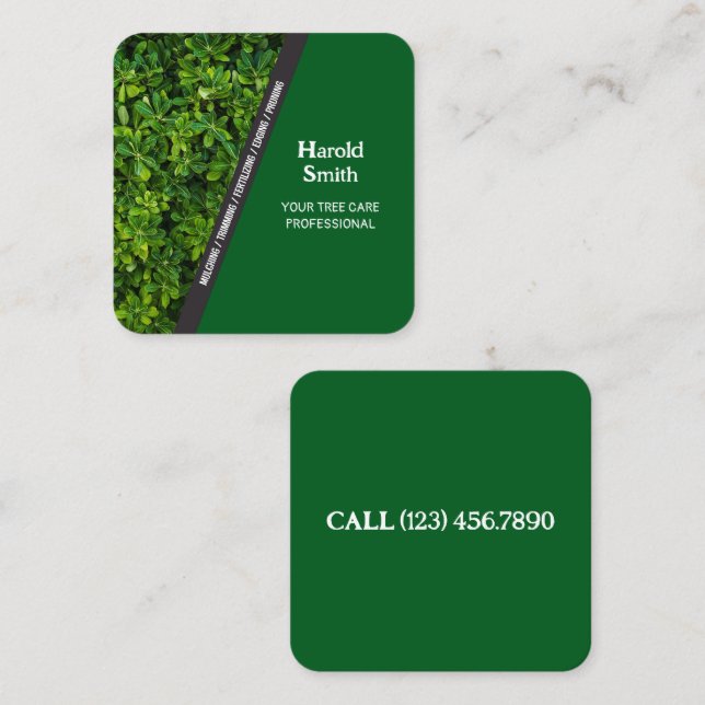 Tarjeta de presentación de Green Lawn Care (Anverso / Reverso)