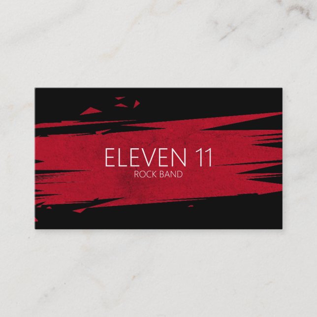 Tarjeta de presentación de Guay Band Musicians (Anverso)