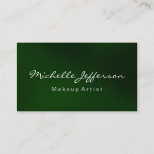 Tarjeta de presentación de guion de artista de maq