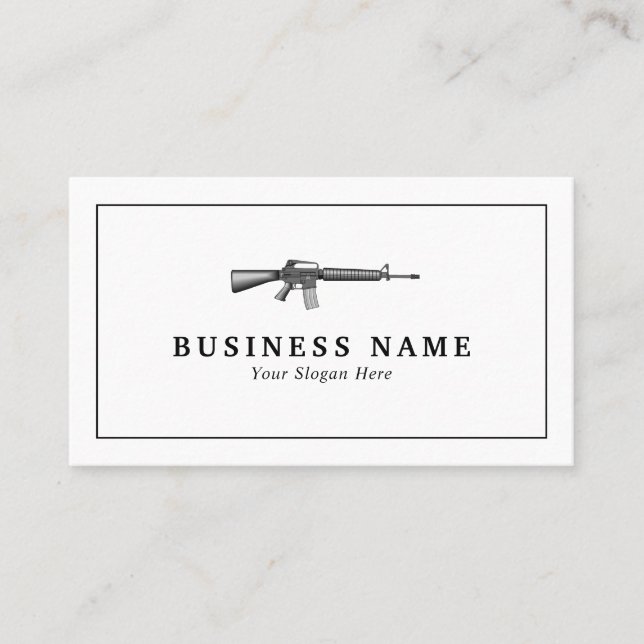 Tarjeta de presentación de Gun Shop (Anverso)