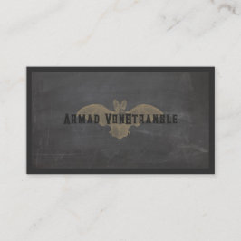 Tarjeta de presentación de Halloween con vampiros