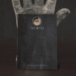 Tarjeta de presentación de Halloween Witch Eye Ear