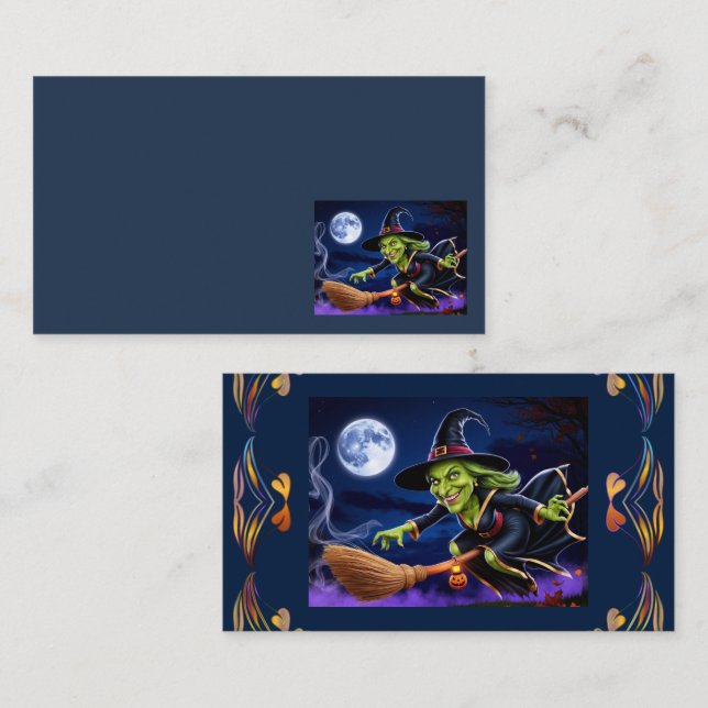 Tarjeta de presentación de Halloween/Witch Return (Anverso / Reverso)