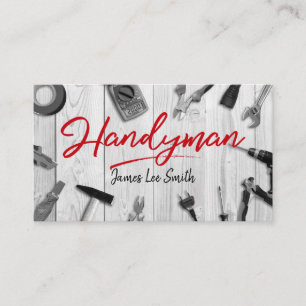 Tarjeta de presentación de Handyman Services