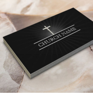 Tarjeta de presentación de Holy Lights Cross Churc