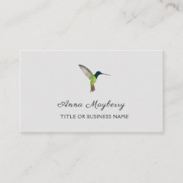 Tarjeta de presentación de Hummingbird