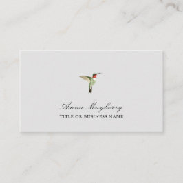 Tarjeta de presentación de Hummingbird