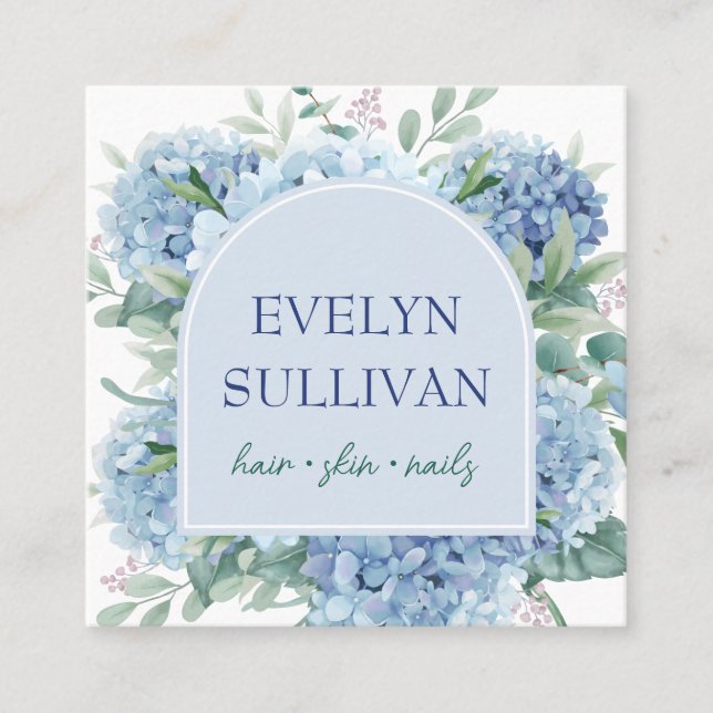 Tarjeta de presentación de Hydrangea arch (Anverso)