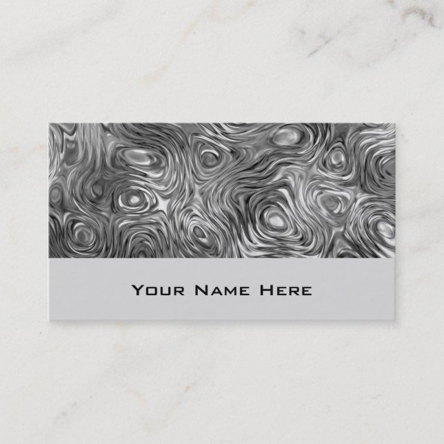 Tarjeta de presentación de impresión con molde gri (Anverso)